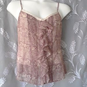 GUESS XL Sheer top ajustable spaghetti strap